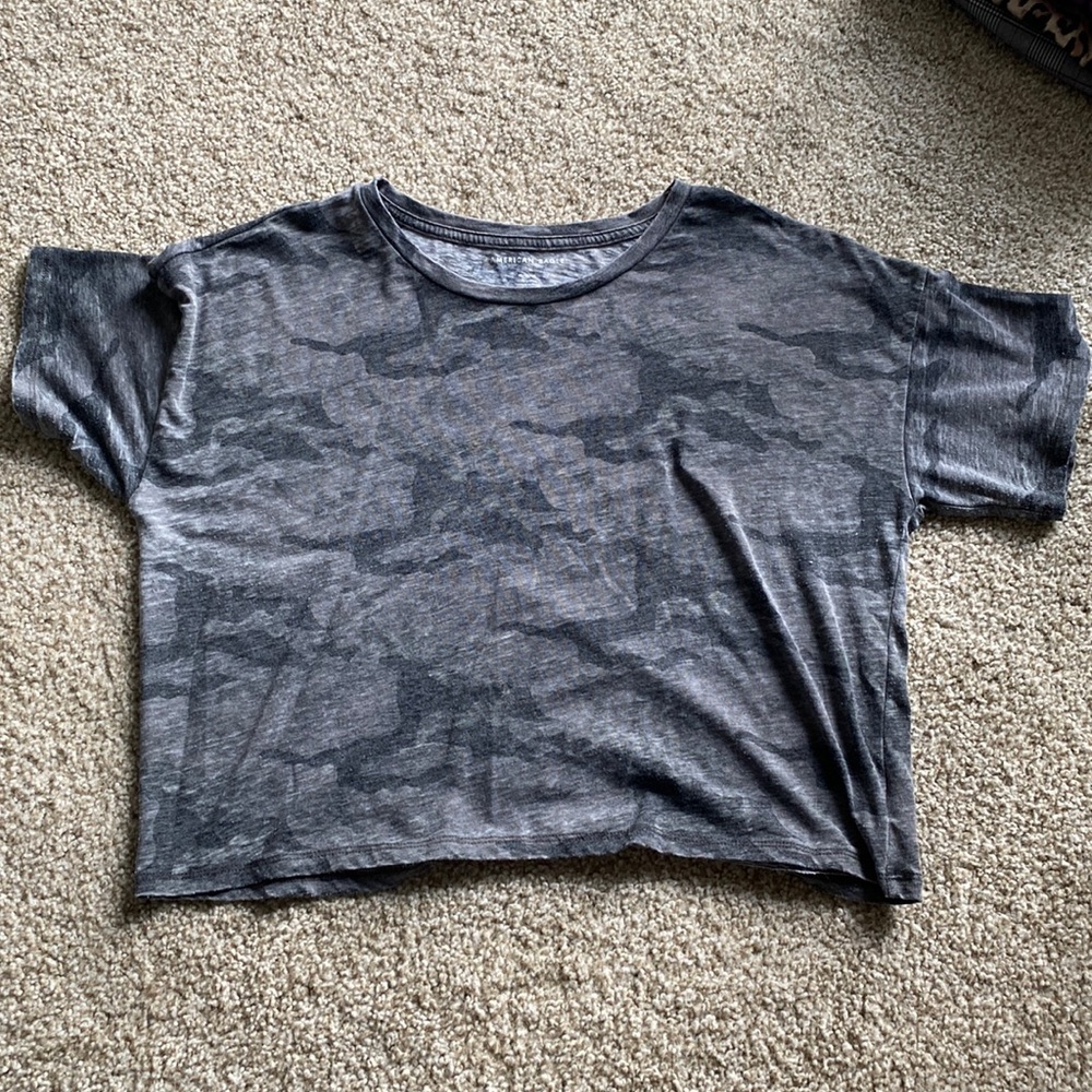 Camo Crop Tshirt